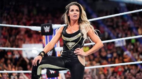 wwe divas leaked|WWE legend Trish Stratus poses topless and reveals fitness